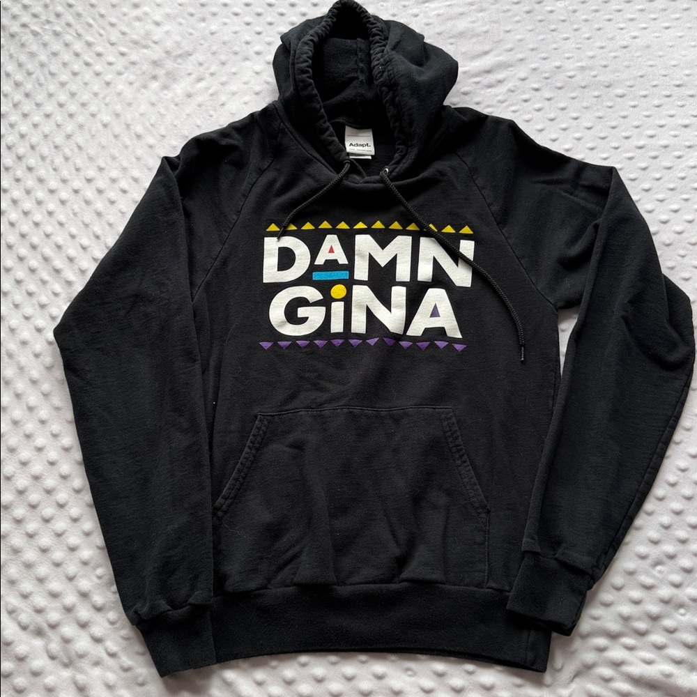 “ Martin”Black Graphic Hoodie
